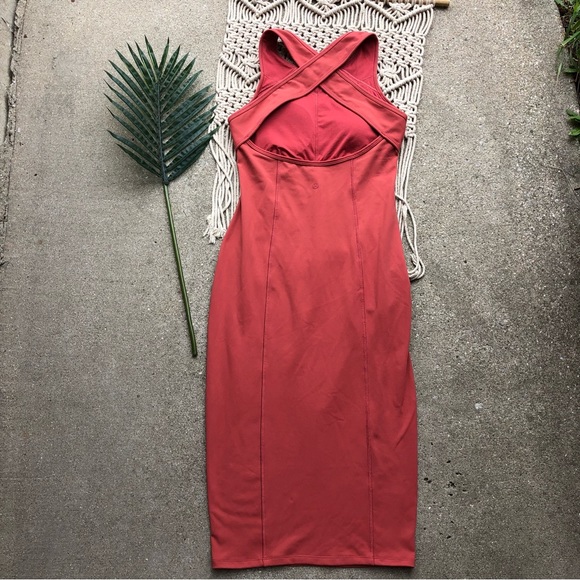 Lululemon Dress Size 6 - Picnic Play Dress Brick Rose - Picture 5 of 10